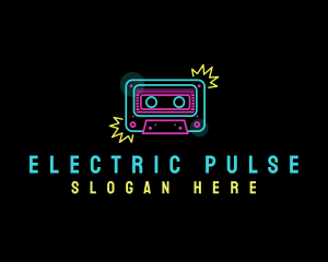 Neon Music Cassette logo