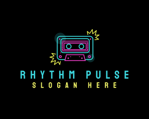 Neon Music Cassette logo
