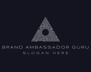 Pyramid Triangle Brand logo design