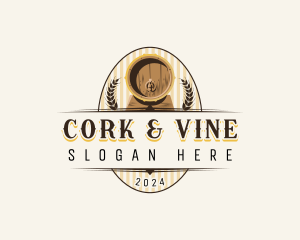 Wine Beer Brewery  logo design