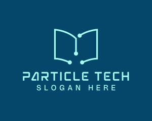 Tech Book Circuit logo design