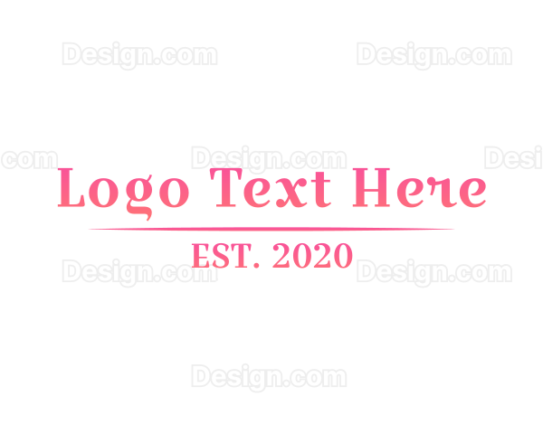 Feminine Fashion Boutique Logo