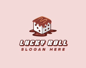 Chocolate Sweet Dice logo design