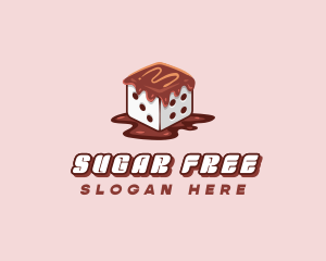 Chocolate Sweet Dice logo design