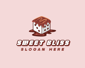 Chocolate Sweet Dice logo design