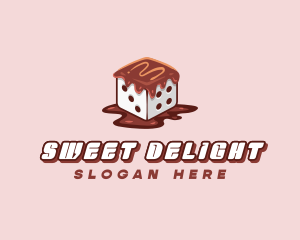 Chocolate Sweet Dice logo design