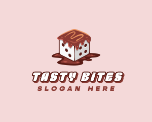 Chocolate Sweet Dice logo design
