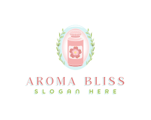 Floral Beauty Powder logo design