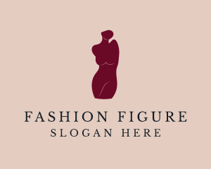 Woman Body Mannequin logo design