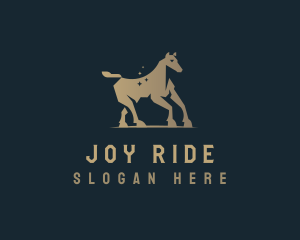 Elegant Luxury Horse logo design