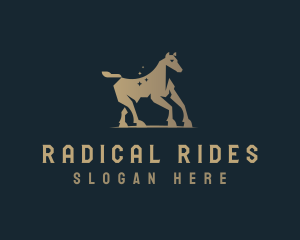 Elegant Luxury Horse logo design