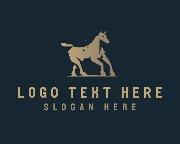 Horse Riding logo example 3