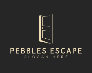 Elegant Construction Door logo design