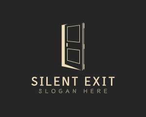 Elegant Construction Door logo design