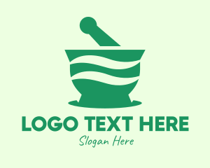 Green Mortar & Pestle logo