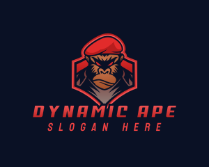 Monkey Soldier Ape logo design