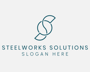 Professional Business Letter S logo design