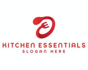 Cuisine Utensils Letter A logo