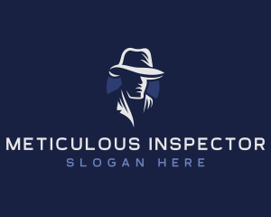 Man Hat Spy logo design