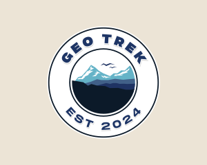 Mountaineer Hiker Summit logo design