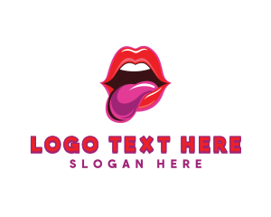 Lips Tongue Seduce logo