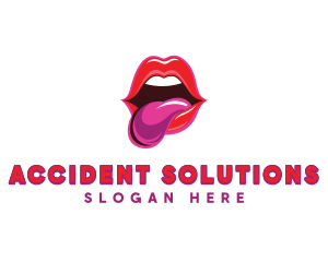 Lips Tongue Seduce Logo