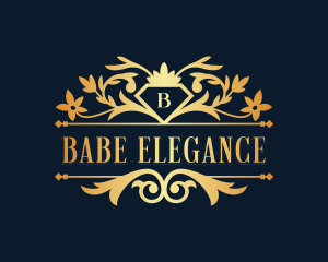 Elegant Floral Boutique logo design