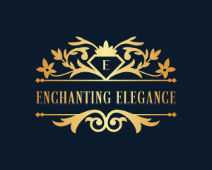 Elegant Floral Boutique logo design