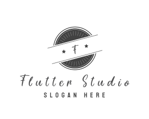 Hipster Retro Studio logo design