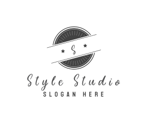 Hipster Retro Studio logo design