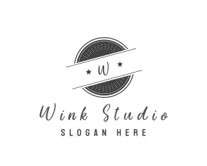 Hipster Retro Studio logo design