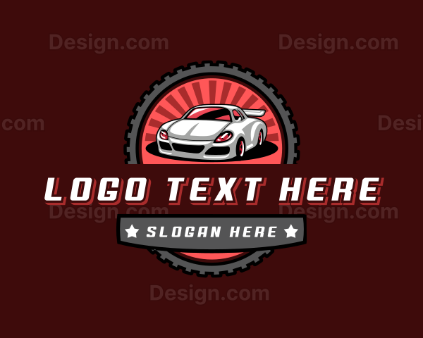 Racing Automotive Garage Logo