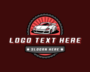 Racing Automotive Garage Logo