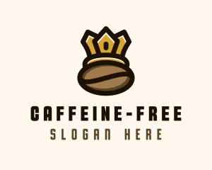 Coffee Bean Crown logo design