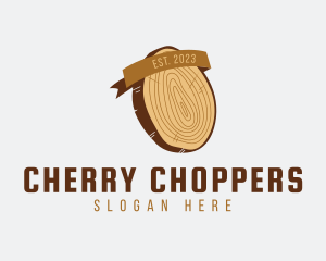 Lumberjack Wood Chop logo design