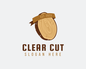 Lumberjack Wood Chop logo design