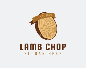 Lumberjack Wood Chop logo design