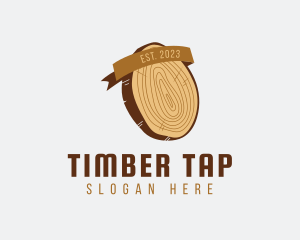 Lumberjack Wood Chop logo design