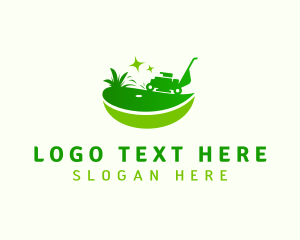 Lawn Mower Gardener logo