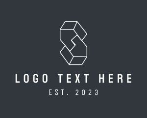 Geometric Letter S logo