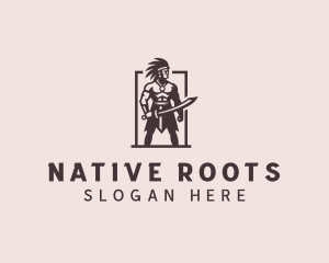 Sword Tribe Warrior logo design