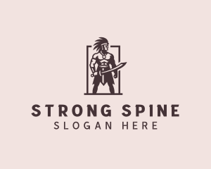 Sword Tribe Warrior logo design