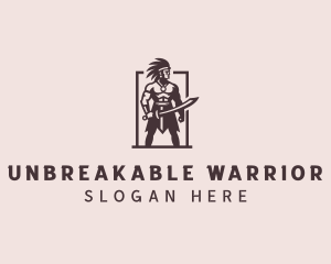 Sword Tribe Warrior logo design