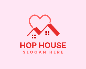 House Heart Insurance logo design