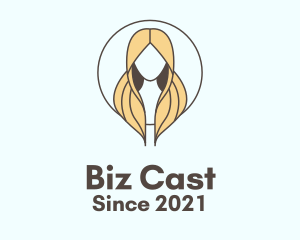 Blonde Hair Woman logo