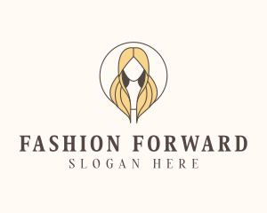 Blonde Hair Woman logo