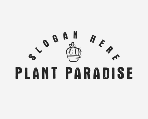 Cactus Succulent Plant logo design