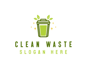 Housekeeping Trash Bin logo design