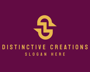 Unique Modern Letter S logo