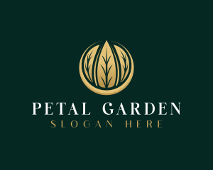 Botanical Natural Leaves logo design